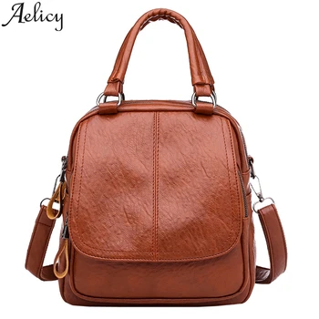 

Aelicy 2019 Women Fashion Vintage Backpack Shoulder Bag Schoolbag Female Satchel Travel bag Organizer School Student Bags Girls