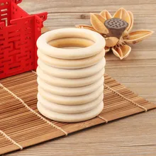 5 pçs 70mm brinquedos do bebê faia de madeira do bebê dentição anéis bebê mordedores acessórios para o bebê colar pulseira fazendo diy artesanato