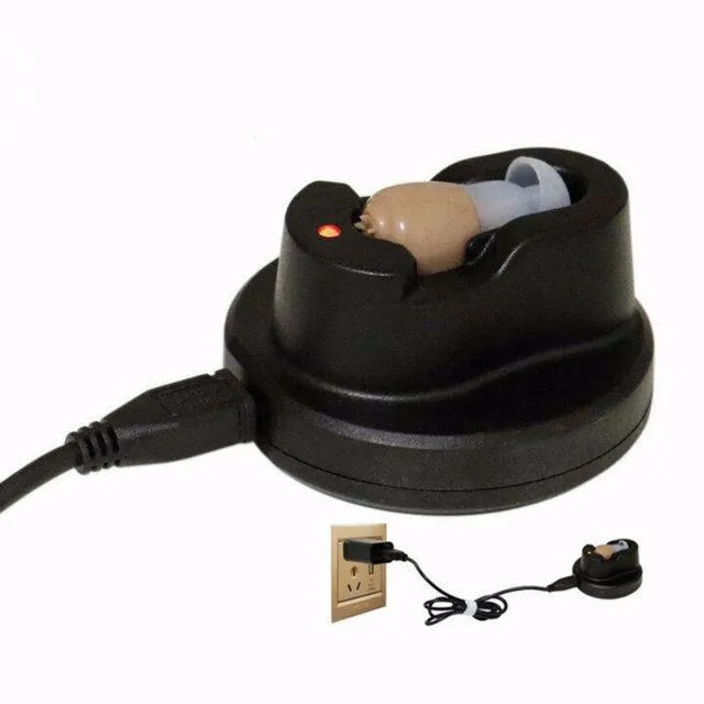 

Deafness Earphone rechargeable wireless Hearing Aid Mini Ear Amplifier For Hearing loss s-102 Top Brand Free Shipping