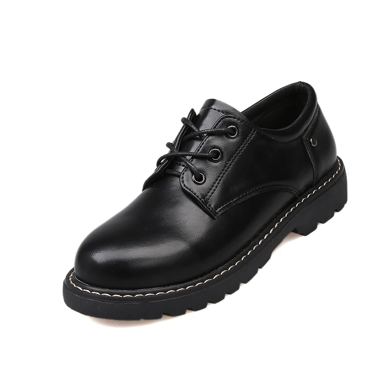 Moxxy/; Брендовая обувь; женская повседневная обувь с круглым носком; черные женские туфли-оксфорды; удобная женская обувь на плоской подошве без застежки; лоферы - Цвет: Black
