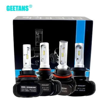 

H4 H7 LED H11 H13 9005 HB3 9006 HB4 Car Headlight Single/Hi-Lo Beam Auto Led Headlamp Fog Light Bulb 8000LM 6000K BE