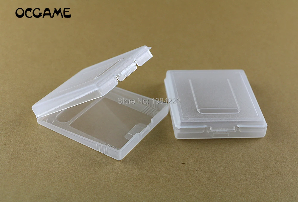 OCGAME 100 шт./лот пластиковый игровой картридж чехол для GameBoy Color Pocket GB GBC GBP|case for|case mecase