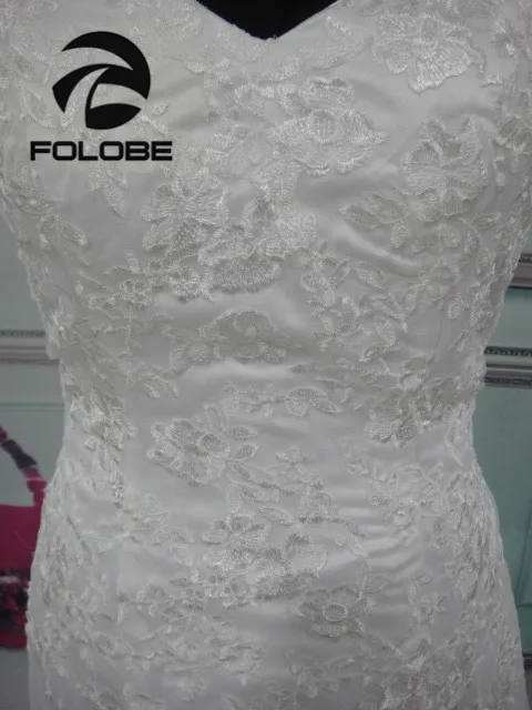 Robe De Mariage на заказа, милое Vestidos De Novia Платье с кружевными аппликациями по всей длине Свадебные платья А Свадебные платья с глубоким вырезом на спине