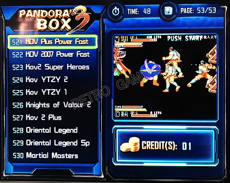 Новое поступление Pandora's Box 3 pandora игра 520 в 1 мульти Игра настольная Новая обновленная версия CGA и VGA выход