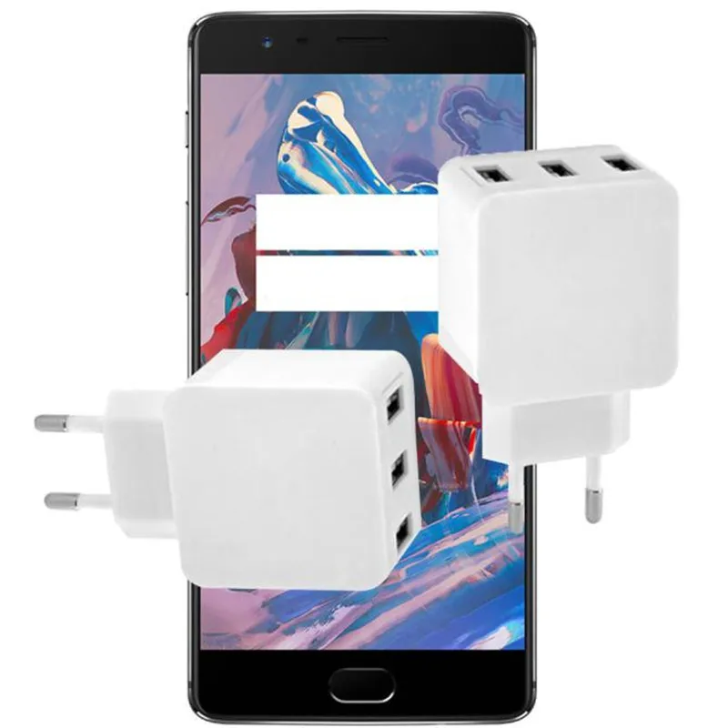 2019 новый 100% брендовый и высококачественный дорожный usb адаптер 5V 2A с 3 портами для
