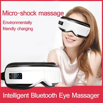

USB Electric Eyes Massager Vibration Infrared Heating Therapy Air Pressure Music Eye SPA Glasses Head Stress Relief For Student