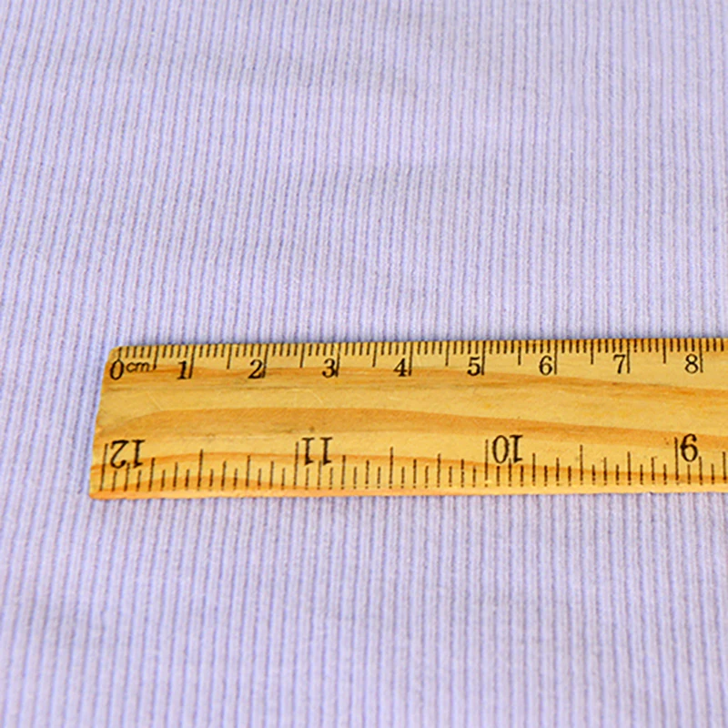 Высокое качество 40s чесаный хлопок спандекс ребра ткань сплошной цвет швейный материал для футболки или платья 50*135 см/шт A0275