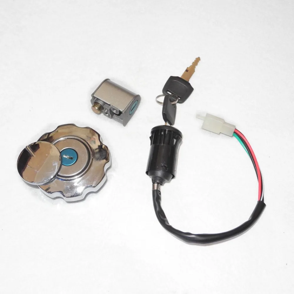 ZJ125 CG125 Motorcycle parts whole vehicle of lock set main switch kit ignition 2 KEYS | Автомобили и мотоциклы