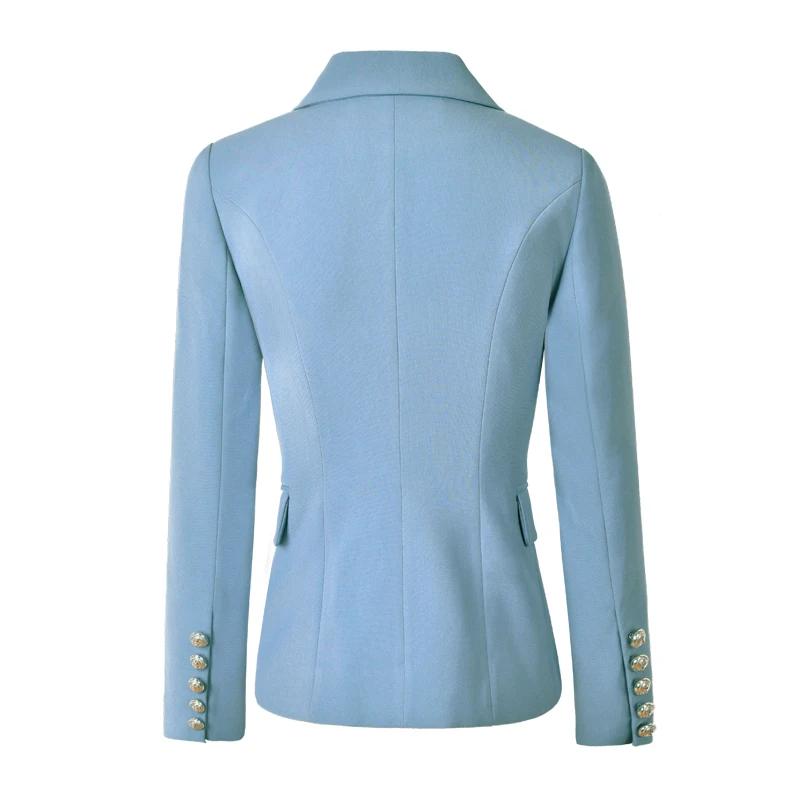 Classic Designing New Color Uniqye Style European OL Bussiness Lady Skinny Blazers Solid Fashion Formal Blazer High Quality
