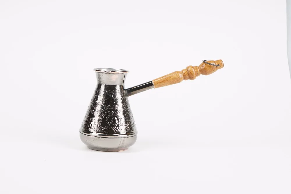ТУРКА ДЛЯ КОФЕ медная с деревянной резной ручкой 380 мл.|copper kitchen utensils|gift giftsgifts children