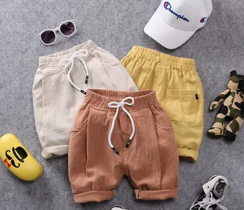 

100-140cm height new 2019 summer boys casual comfortable cotton pant cartoon kids summer trouser boys pants