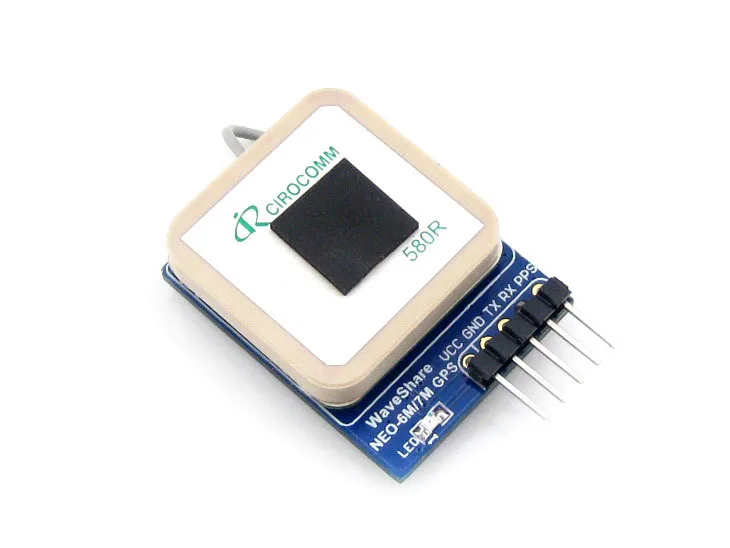 

Waveshare UART GPS Module U-blox NEO-6M High-gain Active Antenna onboard EEPROM TTL Level Positioning Module Kits