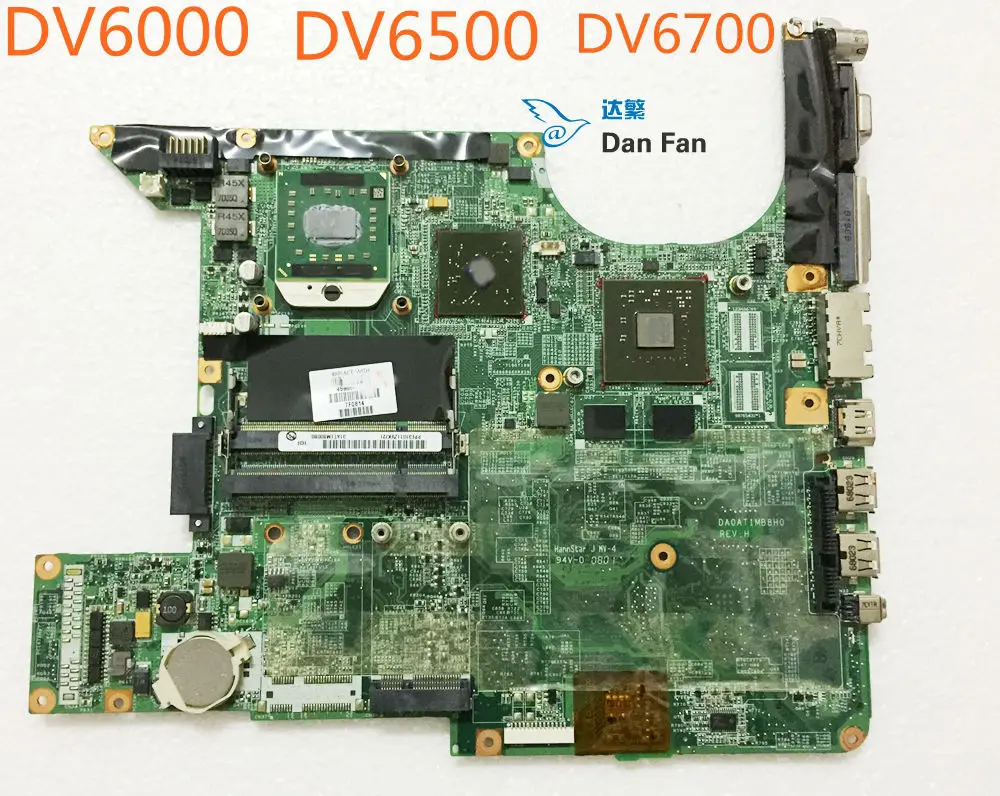 459564-001 для hp Pavilion DV6000 DV6500 DV6700 материнская плата для ноутбука DA0AT1MB8H0 материнская плата протестирована полностью