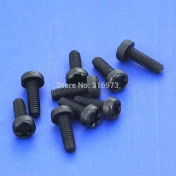 

(100 pcs/lot ) M2x6mm Black Nylon Phillips Pan-Header Screw.