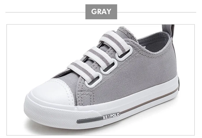 New 5 Colors Canvas Children Shoes Solid Elastic Band Kids Sneakers 2017 Casual Rubber Board Green Black Boys Shoe Girls Sneaker 552 (10)