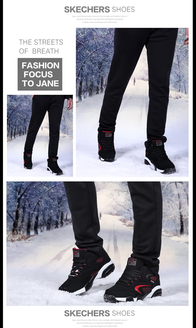 HOMASS/зимние кроссовки; обувь больших размеров; Мужская обувь для бега; женская спортивная зимняя обувь; водонепроницаемые кроссовки для мужчин; теплая меховая обувь; Zapatillas