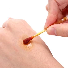 Домашний дезинфекционный одноразовый Медицинский Йод ватная палочка тампон Чистка ушей для носа экстренная двойная головка деревянные палочки советы