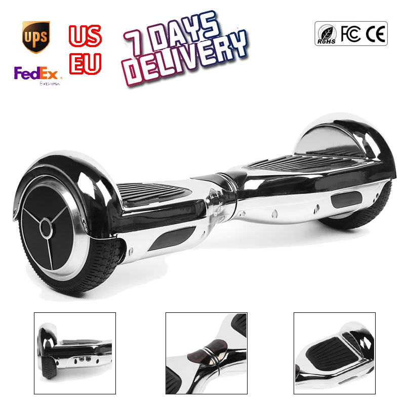 Acquista UL 2272 Hoverboard Argento Cromato Skywalker