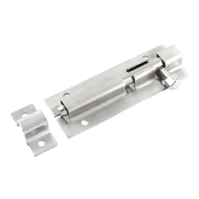 

NEW Door Window 3 Inch Slide Lock Stainless Steel Latch Barrel Bolt Silver