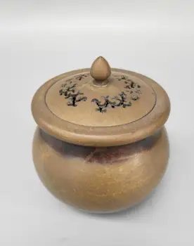 

China pure brass tripodia Incense burner