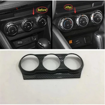 

Yimaautotrims Front Air Conditioning Knob Frame Cover Trim 1 Pcs / 3 Color For Mazda CX-3 CX3 2015 - 2019 ABS Interior Mouldings