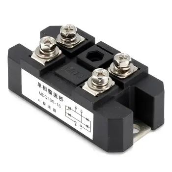 

1PC MDQ 100A Amp 1600V Volt Silicon Single Phase Diode Metal Case Bridge Rectifier Module Electronic Components & Supplies