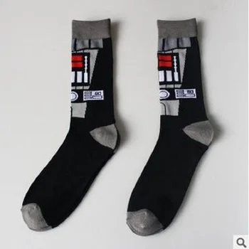 

Men Socks Sale Time-limited Standard Cotton Casual 2018 Cartoon Star Wars Robot Men's Tube Socks