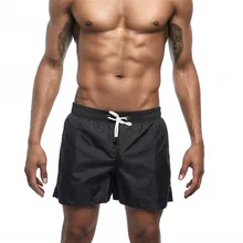 Лето Новая мода Для мужчин шорты Повседневное полиэстер Мужские Шорты для купания быстросохнущая Пляжные Серфинг бег эластичный пояс Watershort z0407