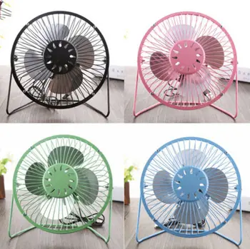 

Mini Fan Desk USB Fan METAL Desktop Desk Silent Laptop PC Quiet Cooler Fan new