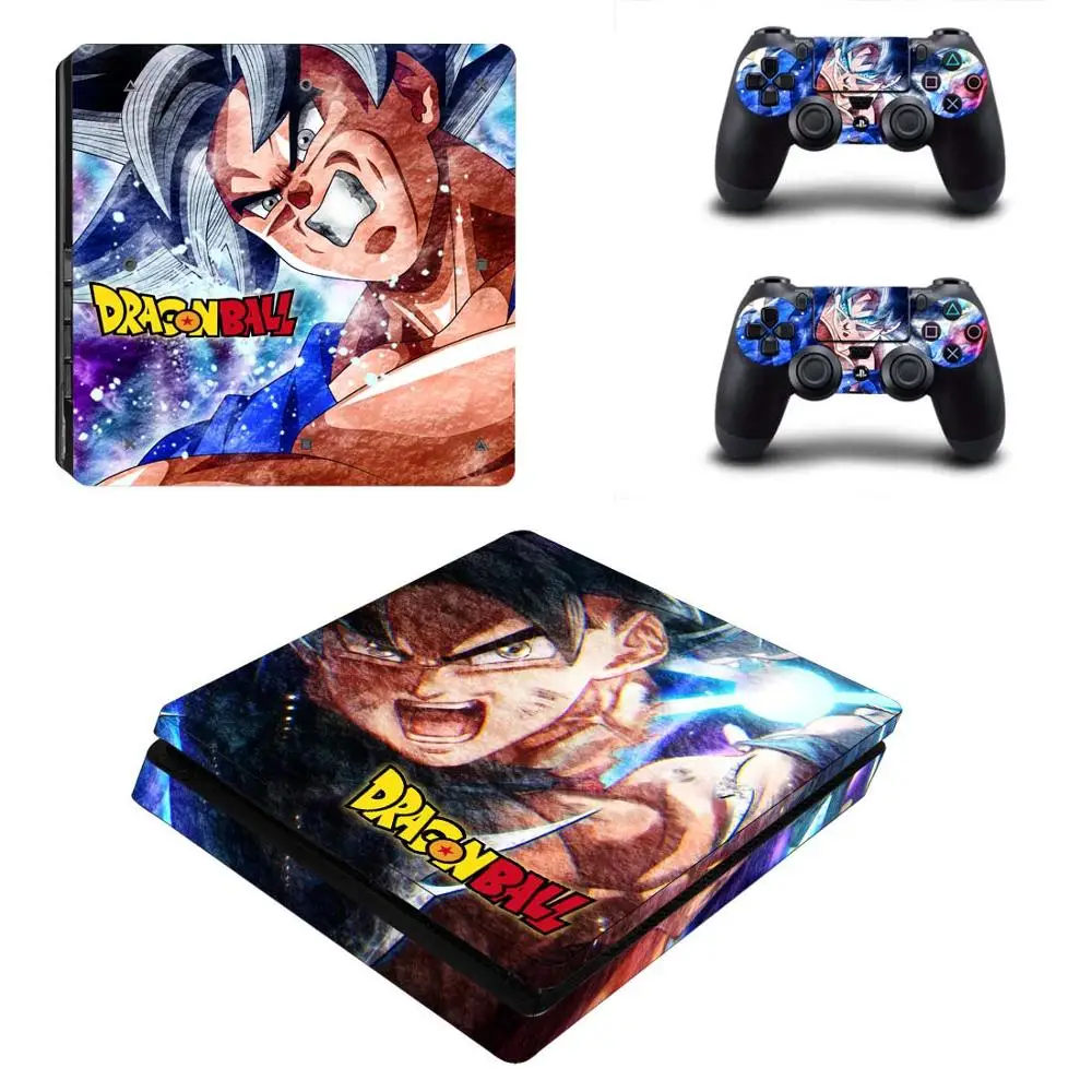 DRAGON BALL PS4 Slim sticker s кожа для sony playstation 4 play station 4 Slim консоль и контроллер Skins Vinilo sticker - Цвет: YSP4S-3426