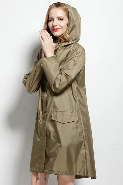 Hood Raincoat Women Waterproof Long Outdoor Travel Women Rain Coat Rainwear  Ponchos Jacket Impermeable Mujer Capa De Chuva - AliExpress