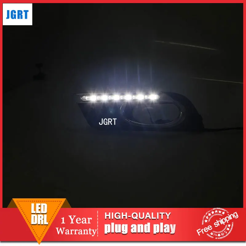 

car styling 2011-2013 For Honda Civic LED DRL For Civic led fog lamps daytime running light High brightness guide LED DRL