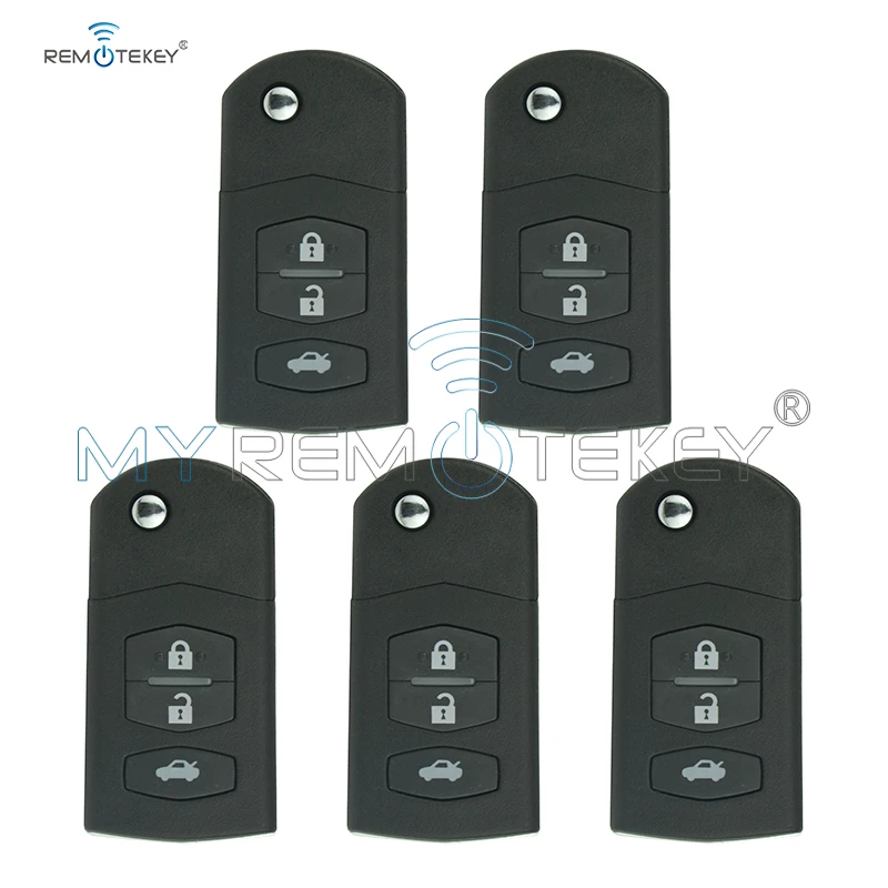 Remtekey Remote Car Key Transmitter Shell 3 Button for Mazda 6 VISTEON Tr key Replacement cover | Автомобили и мотоциклы