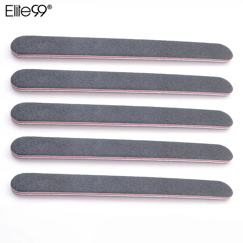 

Elite99 5pcs Sanding Nail File Buffer Dark Grey Nail Art Styling Tools Salon Manicure Tool Set Pedicure UV Gel Polish Nail Files