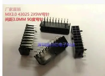 

MX3.0mm 43025 2X9W 2*9W 18P 3.0MM 90 degree bending pin