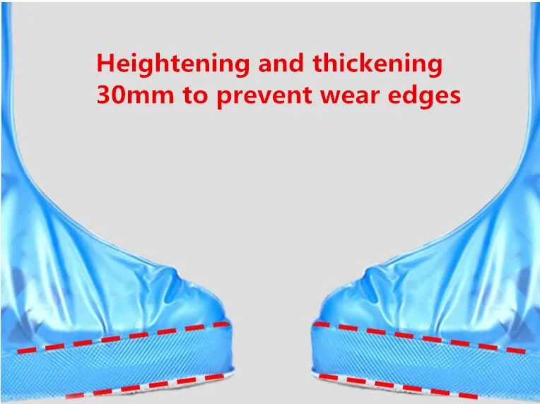 5.Fashion Rainproof Shoe Cover for Men Women Shoes Protector Durable Reusable Waterproof Boot Covers Rain Boots Overshoes