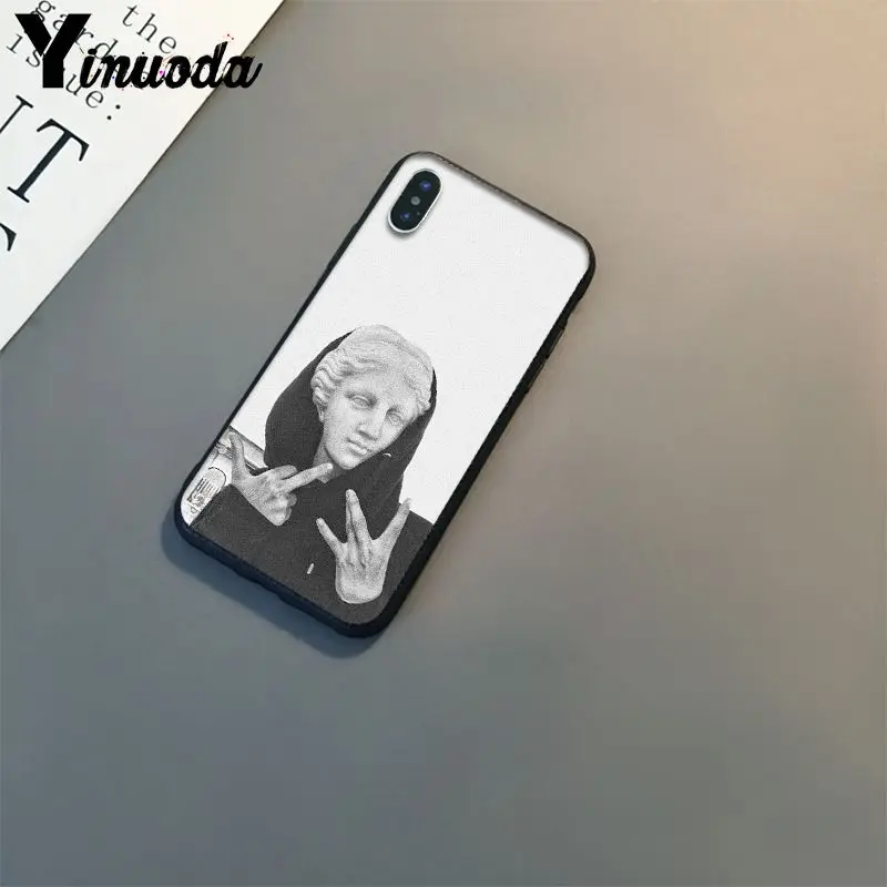 Силиконовый чехол Yinuoda для iPhone 8 7 6 6S 6Plus X XS MAX 5 5S SE XR 11 pro max|Чехлы-накладки| |