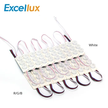 

12V LED Module White 3LEDS/pcs 10pcs/lot Waterproof Great for DIY Project Led Strip SMD3030 Injection Module for Decorate Light