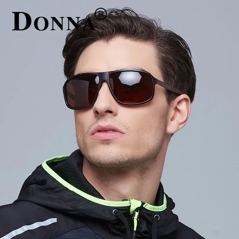 Aliexpress.com : Buy DONNA Men Square Sunglasses Luxury Brand Designer ...