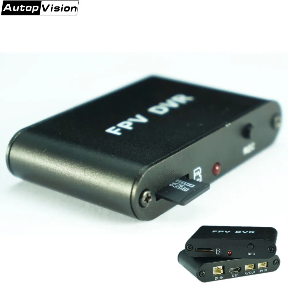 Бесплатная доставка Micro 1CH HD DVR AV рекордер 1280x720 30f/s HD FPV DVR поддержка 32G TF карта работает с CCTV аналоговой камерой D1M - изображение