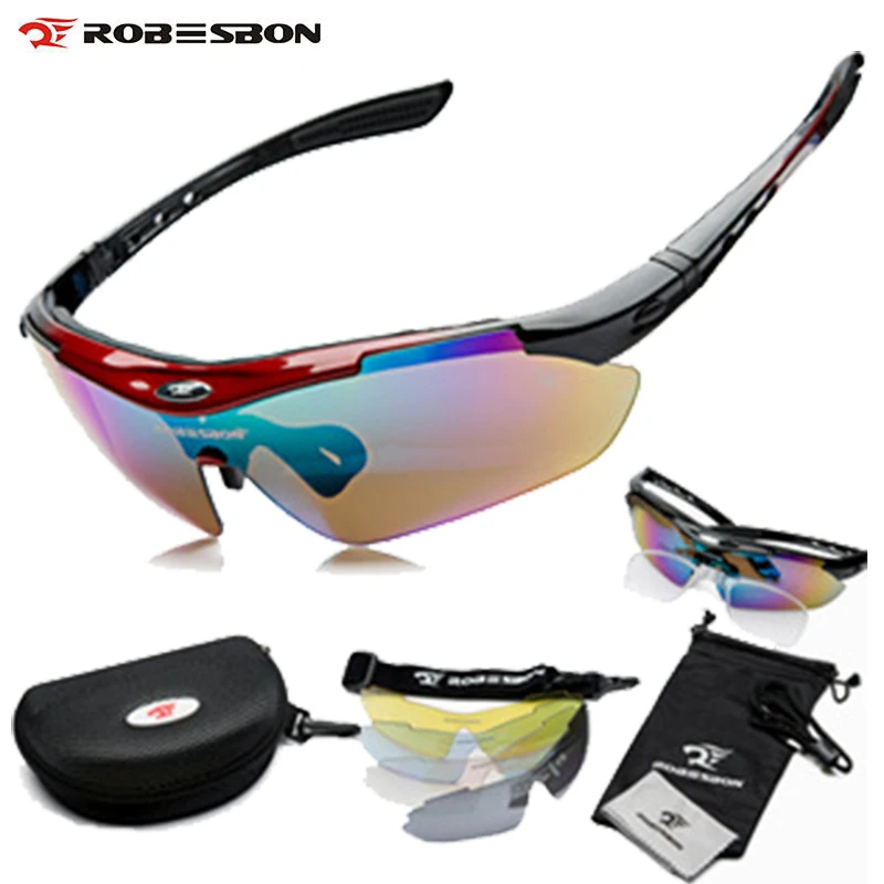 ROBESBON Brand Sports Bicycle Cycling Sunglasses 2018 Men Women MTB