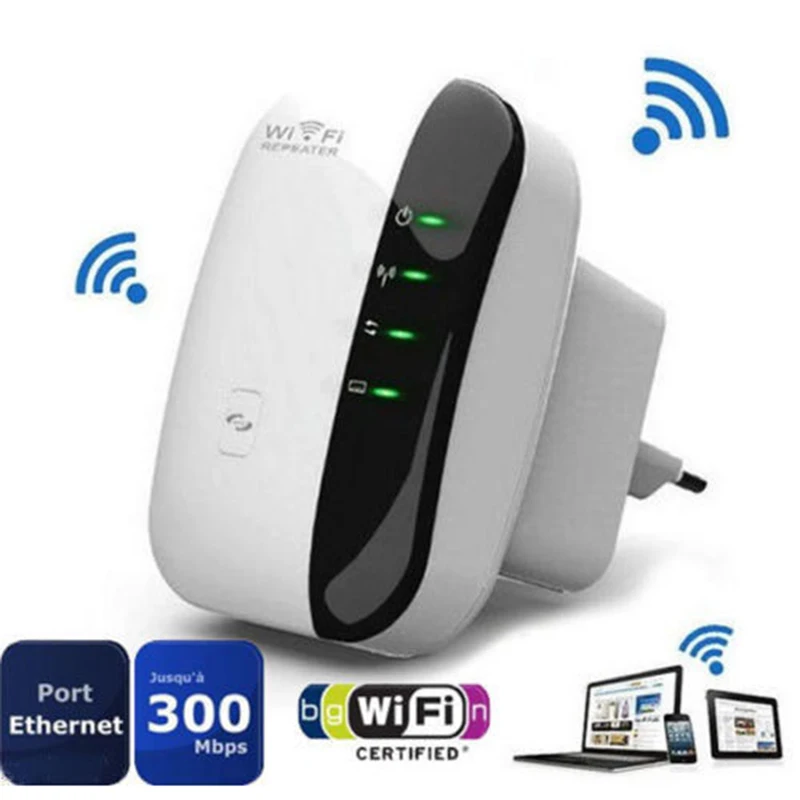 300Mbps Wireless N Wifi wi fi Repeater Router Roteador Range Expander 300M Signal Booster Bridge Repetidor Extender US Adapter
