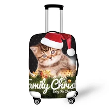 Рождественский подарок печать Защитная крышка багажника Чехлы для чемоданов водонепроницаемые чехлы для багажа аксессуар сумка Дорожный чемодан-тележка крышка