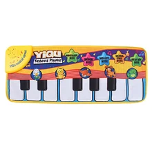 Children game blanket Multi Color Colour Kids Baby Animal Piano Musical Touch Play Singing Gym Carpet