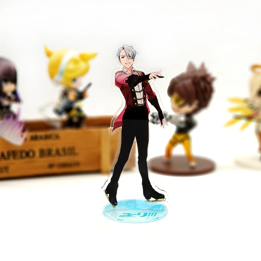 Love Thank You YURI on ICE Victor Nikiforov фигурка на акриловой подставке модель двухсторонняя
