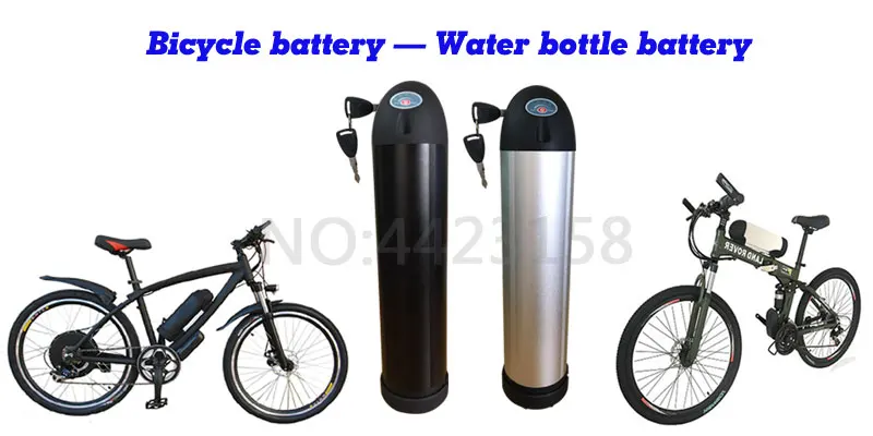 Top 48V Water Bottle battery 48V 10AH Electric Bike Battery 48V 500W bike Lithium battery with 15A BMS 54.6V 2A charger free tax 5
