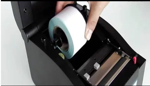 1 Wired Barcode Scanner+ clothing tag 58mm Thermal barcode printer sticker printer Qr code the non-drying label printer