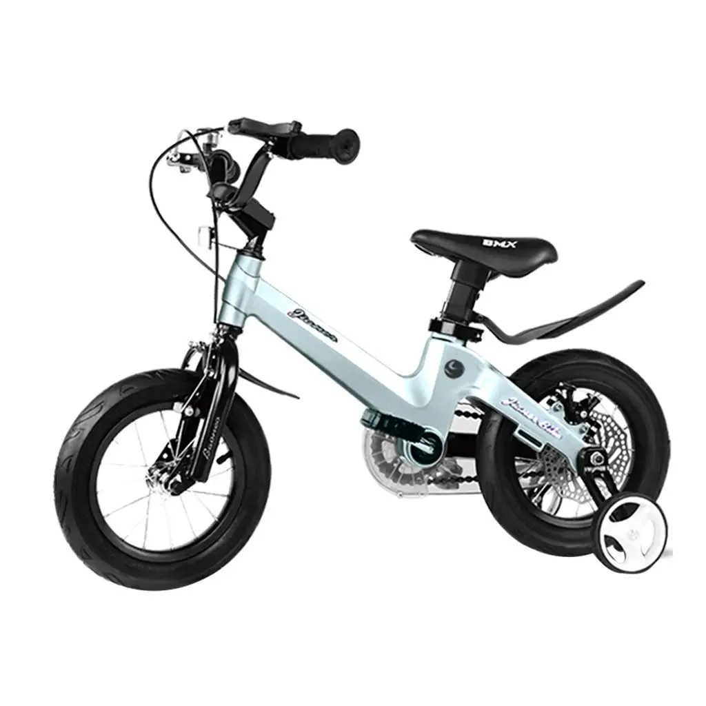 Boy Bikes 2-8 Years Old Child Bike Blue Bicycle Child's Gift Magnesium Alloy Material Bicycle For Kids