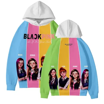 

Blackpink New ablum Hoodies 3D Print Casual kill this love Sweatshirts Hot Sale Harajuku Long Sleeve Clothes 2019 Kpop Hooded