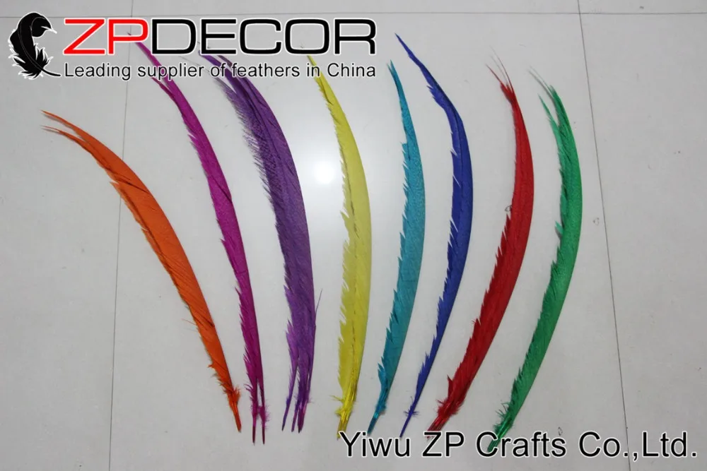 ZPDECOR 65 70 см (26 28 дюймов) 50 штук ручной выбор Отбеленное окрашенное длинное кольцо с